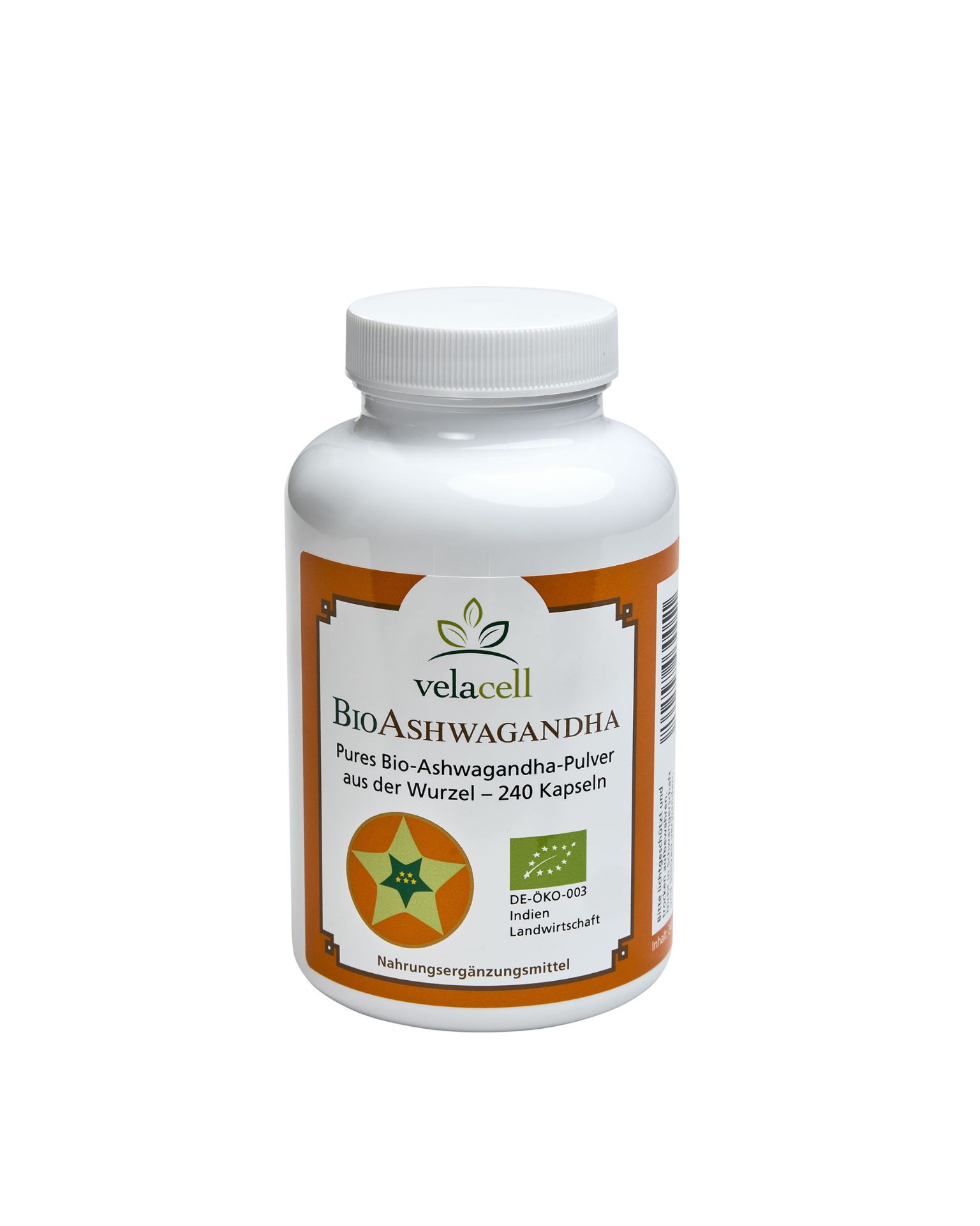 VelaGan BIO Ashwagandha 240 Kapseln